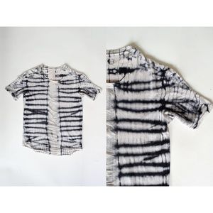 Tie Dye Tshirt S Oversized TShirt Women Oversized Shirts White And Black Striped